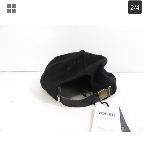 Black Yoder Wooly Hat NWT - Picture 2 of 5